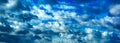 Dutch windy clouds Royalty Free Stock Photo