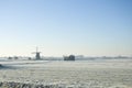 Dutch winter landscape Royalty Free Stock Photo