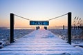 Dutch winter landscape Royalty Free Stock Photo