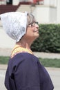 Dutch woman in traditional clothing