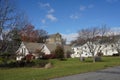 Scenic rural campus of Bard College, Dutchess County, New York Royalty Free Stock Photo