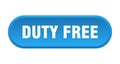 duty free button Royalty Free Stock Photo