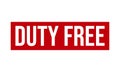 Duty Free Rubber Stamp. Duty Free Grunge Stamp Seal Vector Illustration Royalty Free Stock Photo