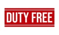 Duty Free Rubber Stamp. Duty Free Grunge Stamp Seal Vector Illustration Royalty Free Stock Photo