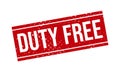 Duty Free Rubber Stamp. Duty Free Grunge Stamp Seal Vector Illustration Royalty Free Stock Photo