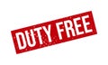 Duty Free Rubber Stamp. Duty Free Grunge Stamp Seal Vector Illustration Royalty Free Stock Photo
