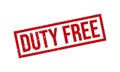 Duty Free Rubber Stamp. Duty Free Grunge Stamp Seal Vector Illustration Royalty Free Stock Photo