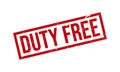 Duty Free Rubber Stamp. Duty Free Grunge Stamp Seal Vector Illustration Royalty Free Stock Photo