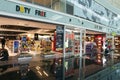 Duty Free Shop in the airport on May 10, 2010, Barcelona, Spain