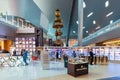 DOHA, QATAR - APR7, 2018: Duty free shop inside Hamad International Airport on April 7,2018 in Doha,Qatar. It is the hub for Royalty Free Stock Photo