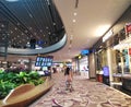 Modern and luxury duty-free shop in the singapore changi airport Royalty Free Stock Photo