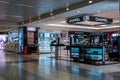 Duty free shops in at the departure terminal in the Beirut Rafic Hariri International Rafic Hariri International Airport,