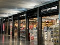 Duty Free shops at Flughafen Zurich in Zurich, Switzerland Royalty Free Stock Photo