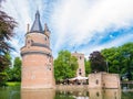 Duurstede castle with Burgundian tower and donjon in Wijk bij Du