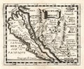 1663 Duval Map of Spanish New Mexico and California Island