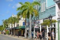 Duval Street in Key West, Florida Royalty Free Stock Photo