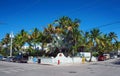 Duval street of Key West, Florida Keys Royalty Free Stock Photo