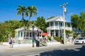 Duval street in Key West Royalty Free Stock Photo