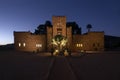 Duwiseb Castle in Namibia at night. Royalty Free Stock Photo
