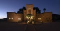 Duwiseb Castle in Namibia at night. Southern Namibia. Royalty Free Stock Photo