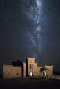 Duwisib Castle under Milky Way. Royalty Free Stock Photo