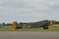 Junkers Ju 52 Tante Ju transport airplane of German Luftwaffe on World War 2 Royalty Free Stock Photo