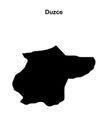 Duzce outline map Royalty Free Stock Photo