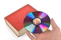 DVD and book Royalty Free Stock Photo