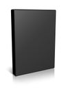 DVD box blank template black for presentation layouts and design. 3D rendering Royalty Free Stock Photo