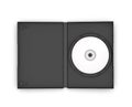 DVD Box with disc, Royalty Free Stock Photo