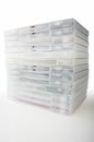 DVD boxes Royalty Free Stock Photo