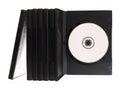 DVD boxes Royalty Free Stock Photo