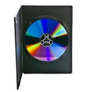 DVD case and disc Royalty Free Stock Photo