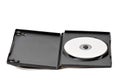 Dvd case and disk Royalty Free Stock Photo