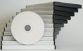 DVD cases Royalty Free Stock Photo