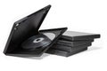 DVD cases on a white background Royalty Free Stock Photo