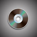 DVD CD disc. Computer disks. Realistic image.
