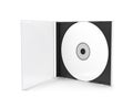 DVD cover discCD Box with disc Royalty Free Stock Photo