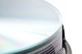 DVD Disc closeup Royalty Free Stock Photo