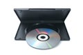 DVD disk with case Royalty Free Stock Photo