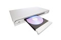 DVD player ejecting disc Royalty Free Stock Photo