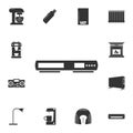 dvd player icon. Detailed set of household items icons. Premium quality graphic design. One of the collection icons for websites, Royalty Free Stock Photo