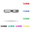 dvd player multi color style icon. Simple glyph, flat vector of electro icons for ui and ux, website or mobile application Royalty Free Stock Photo