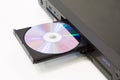 DVD player with an open tray Royalty Free Stock Photo