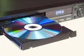 DVD player with an open tray Royalty Free Stock Photo
