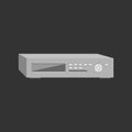 DVD player . Vector illustration. Royalty Free Stock Photo
