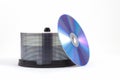 DVD stack Royalty Free Stock Photo