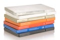 DVD video cases Royalty Free Stock Photo