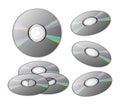 DVDs or CDs Royalty Free Stock Photo