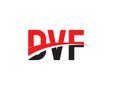 DVF Letter Initial Logo Design Vector Illustration Royalty Free Stock Photo